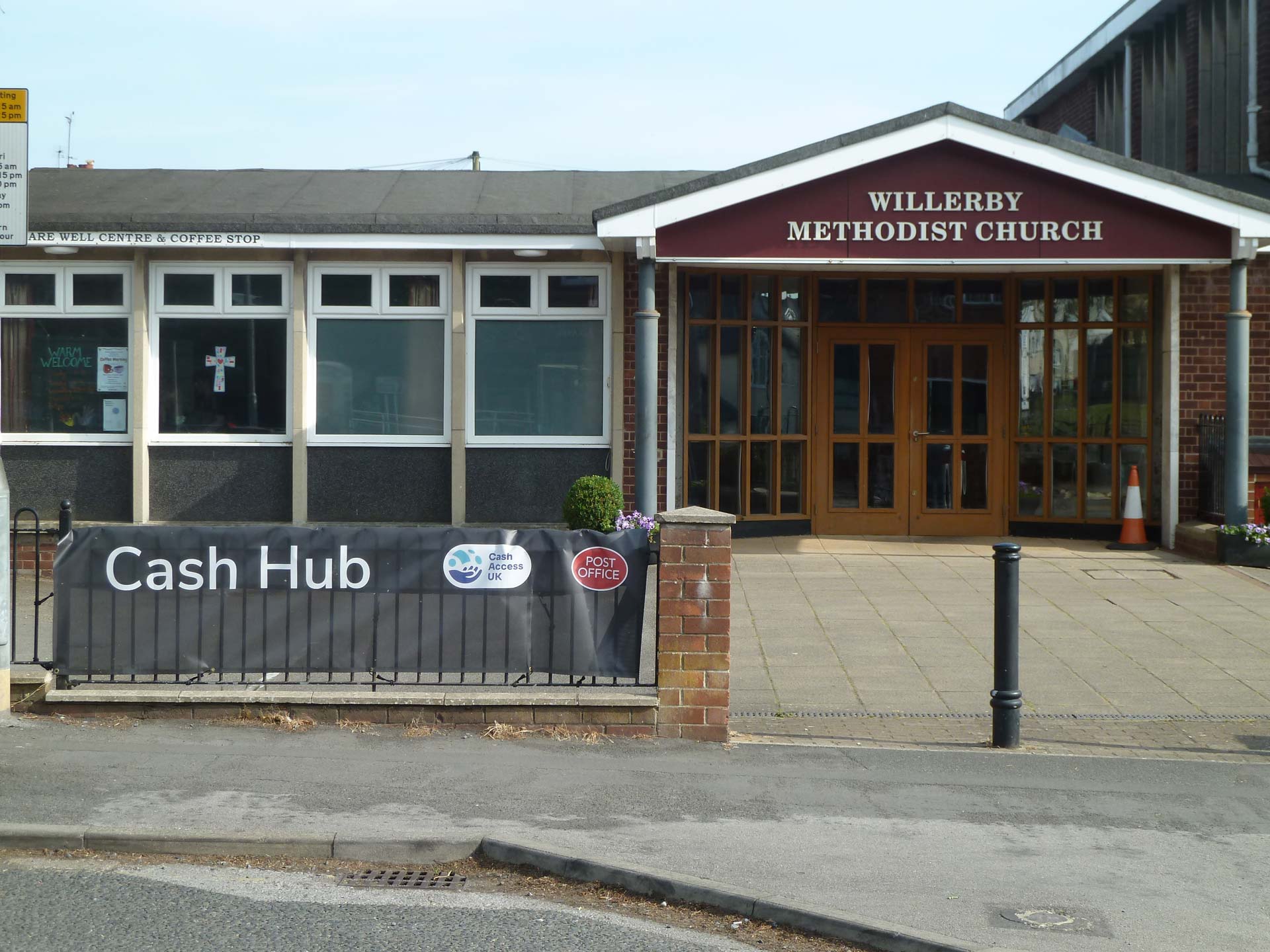 cash hub Willerby methodist church